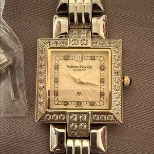 Valentino Moradei Gold and Silver Quartz Watch